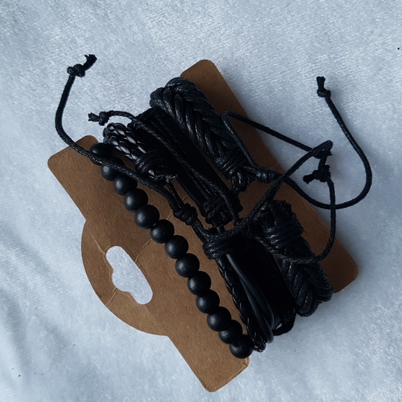 NEW Multilayer Leather Bracelets for Men Bracelet - Picture 4 of 5